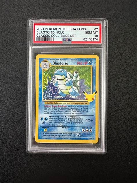 Pok Mon Graded Card Celebrations Blastoise Psa Catawiki