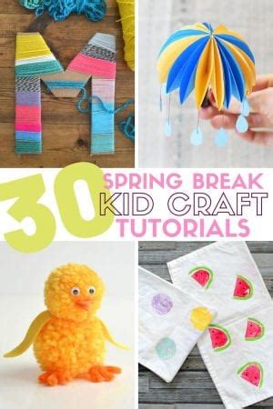 30 Fun Spring Break Crafts - The Crafty Blog Stalker