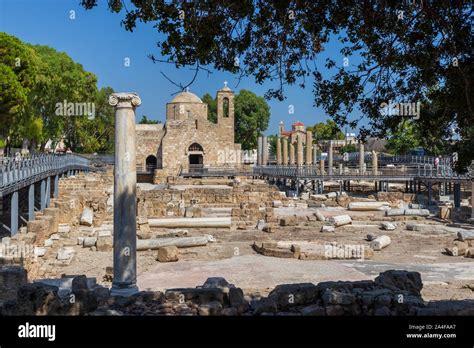 View Of The Panagia Chrysopolitissa Church Ayia Kyriaki Paphos