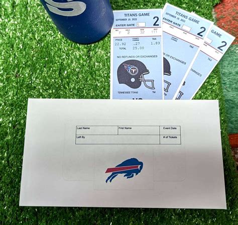 Diying A Set Of Retro Styled Buffalo Bills Season Tickets