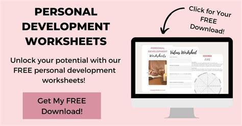 Personal Development Worksheets Free Printable — Simply Holistic Wellness