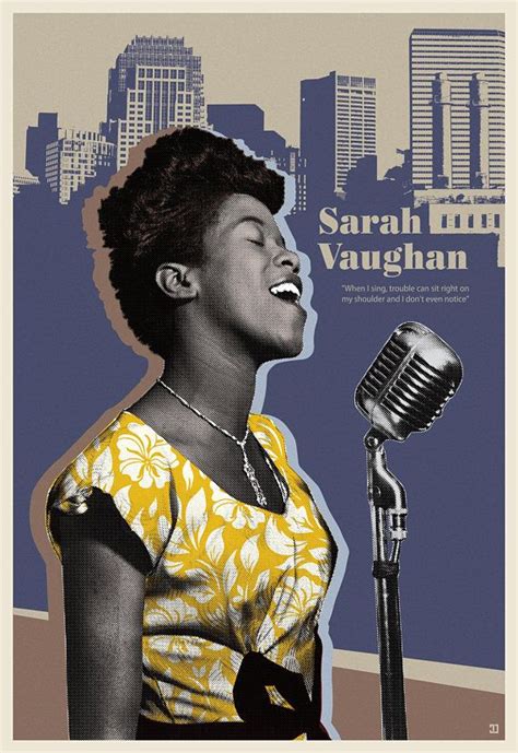 Sarah Vaughan Poster, Jazz Singer Poster, Jazz Poster, Original Music ...