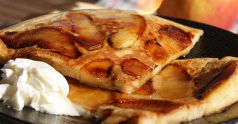 crêpe épaisse aux pommes