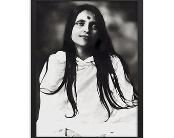 Sri Ma Sri Anandamayi Ma I Bless You Portrait On Photographic Paper