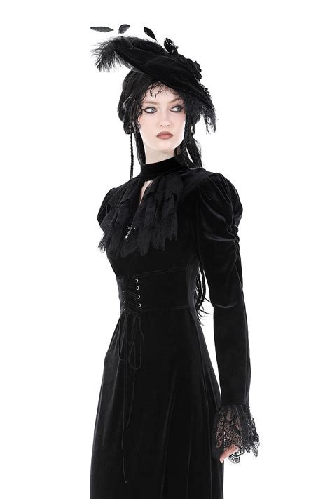 Dolorous Vintage Velvet Maxi Dress Vampirefreaks