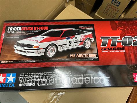 Tamiya 47491 1 10 RC Car TT 02 Toyota Celica GT Four ST165 Pre Painted