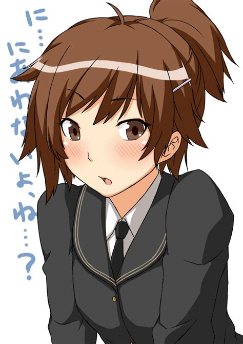 The Big Imageboard Tbib Ahoge Alternate Hairstyle Amagami Blush