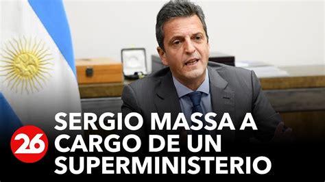 Sergio Massa Superministro Estará A Cargo De Economía Desarrollo Productivo Y Agricultura