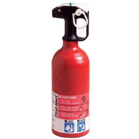 First Alert Fire Extinguisher Dry Chemical Sodium Bicarbonate 2 Lb