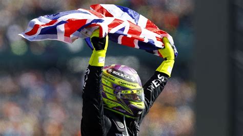 Tearful Lewis Hamilton Takes Fairytale Victory At Home British Grand