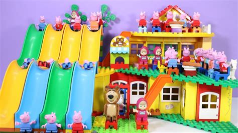 Peppa Pig Lego House Building - YouTube