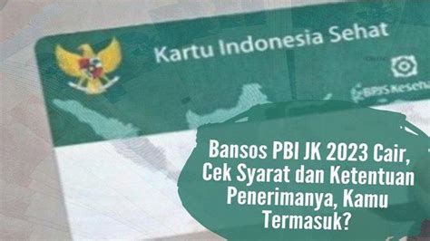 Bansos Pbi Jk Oktober Cair Cek Manfaat Beserta Cara Cek Penerima