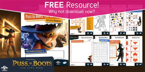 Free Puss In Boots Activity Booklet Teacher Made Twinkl