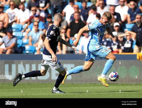 Coventry City S Viktor Gyokeres Right And Millwall S Scott Malone