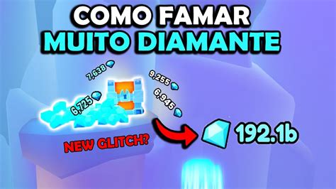 Como Farmar Diamante Infinito No Pet Simulator Roblox Youtube