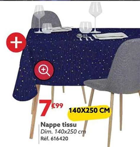 Promo Nappe Tissu Chez GiFi ICatalogue Fr