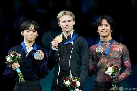 マリニンが逆転で世界フィギュア優勝、鍵山2位 宇野4位 写真20枚 国際ニュース：afpbb News