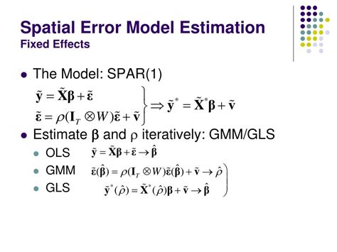 Ppt Spatial Econometric Analysis Using Gauss Powerpoint Presentation