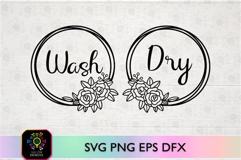 Wash And Dry Svg Washer Dryer Svg Laundry Room Svg Bundle Etsy