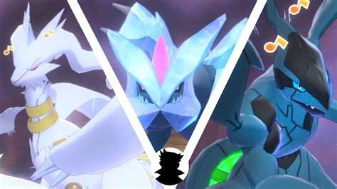 【pokemon Camp】zekrom Vs Reshiram Vs Kyurem＆shiny Roar Youtube