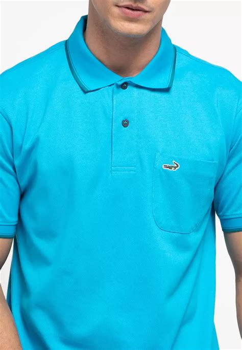 Jual Crocodile Crocodile Cole Cerulean Baju Kaos Kerah Pria Men Polo