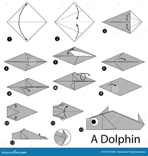 A Origami Dolphin