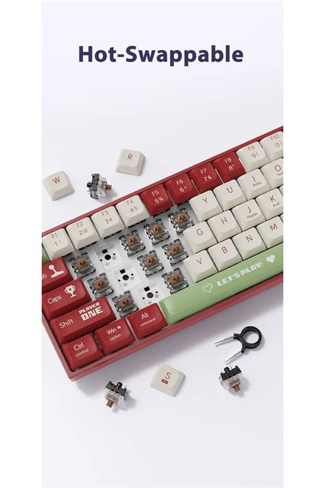 Ajazz Ak Kahverengi Switch Hot swap Kablolu Mekanik Oyuncu Gaming Klavye Fiyatı Yorumları