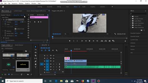 Cara Menggunakan Adobe Premiere Pro Cc 2019 PELAJARANKU