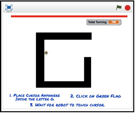 Scratch Programming: The Pledge Maze-solving Algorithm