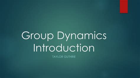 Group Dynamics What Is A Group And Why Are They Dynamic Youtube