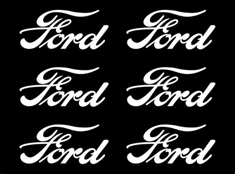 Ford Symbols Decals