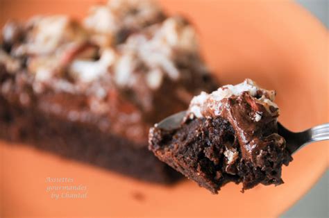 Brownie Meringu Au Chocolat Et Aux Noisettes