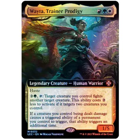 Mtg Lcc Wayta Trainer Prodigy Extended Art Foil M Shopee Thailand