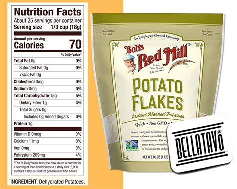 Creamy Potato Flakes Bundle Includes One Oz Resealable Bag Of Bobs