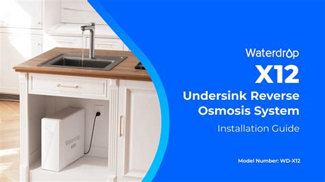 How To Install Waterdrop X Series Reverse Osmosis System X12 YouTube