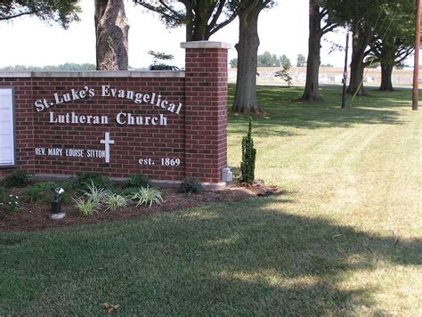 Saint Lukes Evangelical Lutheran Church Cemetery In Mount Ulla North