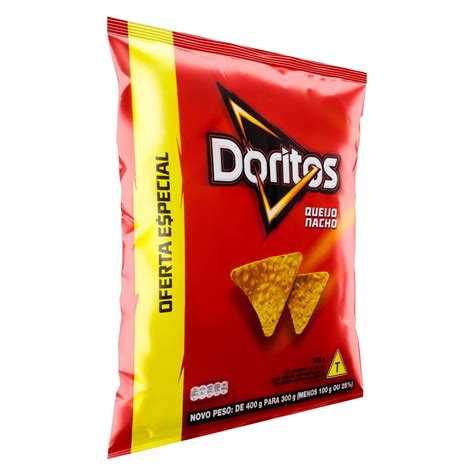 Salgadinho De Milho Queijo Nacho Doritos Pacote 300g Oferta Especial