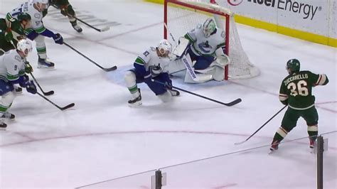 VAN MIN Zuccarello Scores Goal Against Casey DeSmith NHL