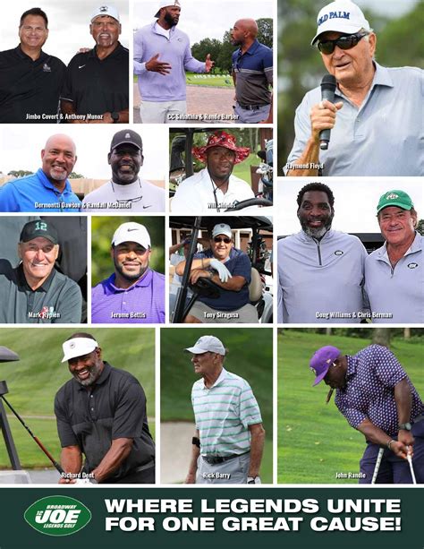 2022 Namath Legends Golf New York Joe Namath Charitable Foundation