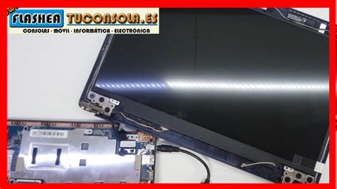 Reparar Cambiar Pantalla Rota Portatil Lenovo Ideapad 100s 14ibr YouTube