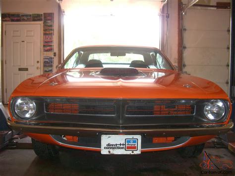 1970 Plymouth Barracuda 440 4 Speed Shaker Hood Rotisserie Restored