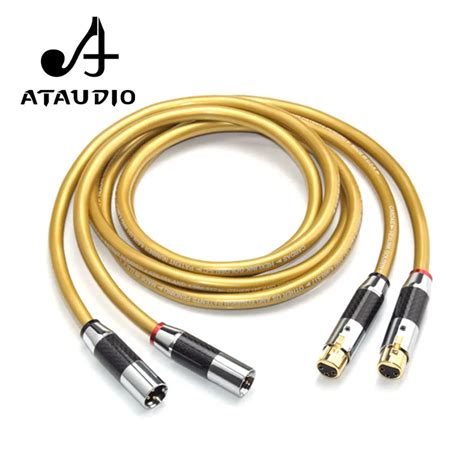 Ataudio Cardas 5c Copper Hifi Xlr Cable Pure Occ Hifi Dual Xlr Male To