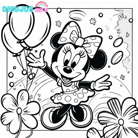 Dibujos De Minnie Mouse Para Colorear E Imprimir Gratis