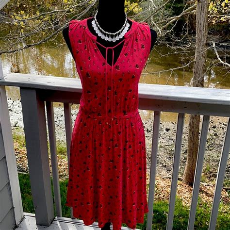 Anthropologie Red Skipper Ship Sundress Size Xs Gem