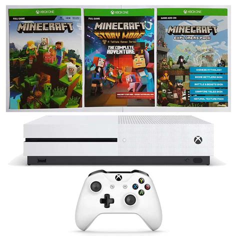 Konsola Xbox One S 1TB Minecraft Pack