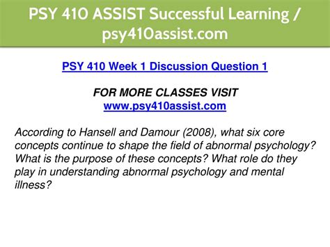 Ppt Psy Assist Successful Learning Psy Assist Powerpoint