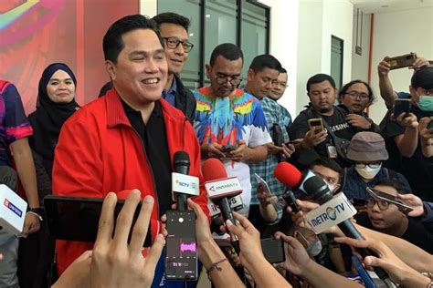 Erick Thohir Resmi Daftarkan Diri Jadi Calon Ketum PSSI Jangan Ada