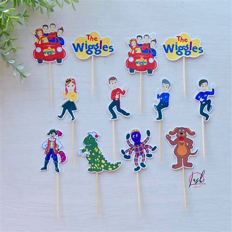 Wiggles Cupcake Toppers Wiggles Cupcake Toppers Etsy Australia