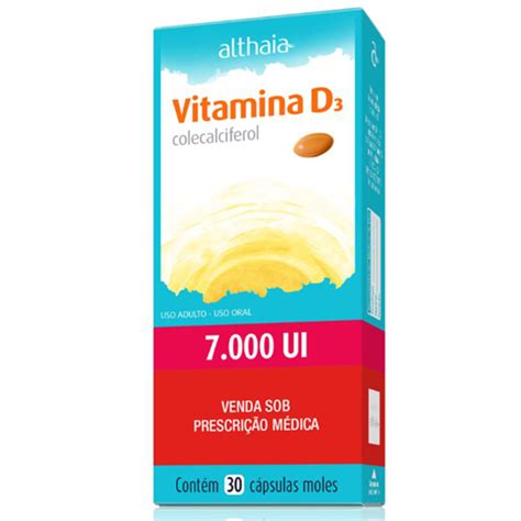 VITAMINA D 7000UI 30 CÁPSULAS MOLES ALTHAIA S A INDUSTR