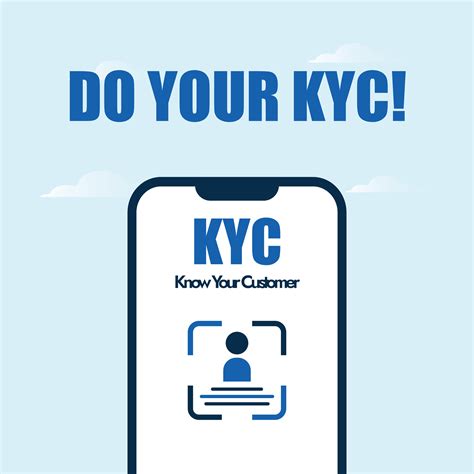 Kyc Awareness Banner Do Your Kyc Banner With Mobile Screen Profile And